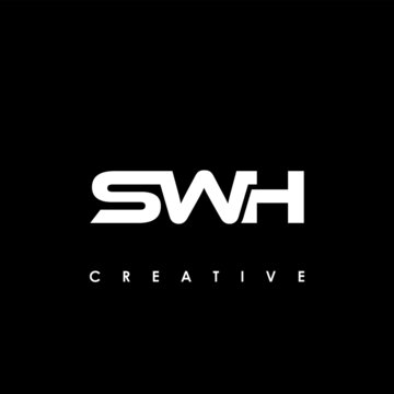 SWH Letter Initial Logo Design Template Vector Illustration