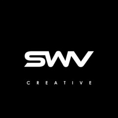 SWV Letter Initial Logo Design Template Vector Illustration