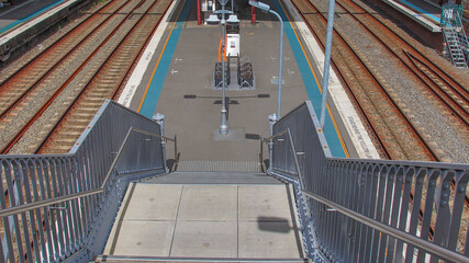Fototapeta premium Homebush train station Sydney NSW Australia