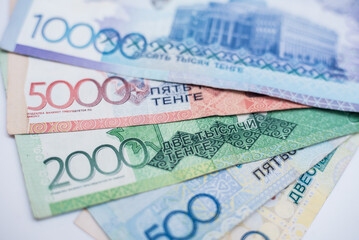 World money collection. Fragments of Kazakh money