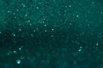Abstract sparkling bokeh background. Top horizontal view copyspace.