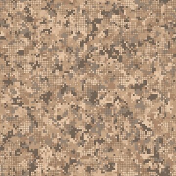 Digital Camouflage Seamless Pattern Military Geometric Camo Background
