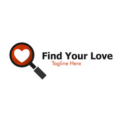 Illustration Vector Graphic of Love Finder Logo. Perfect to use for Application Company