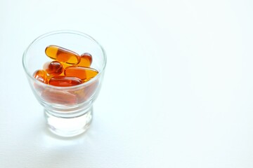 Close up of vitamins.