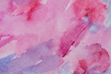 Fototapeta premium Magenta Paper Texture. Background, watercolor splash