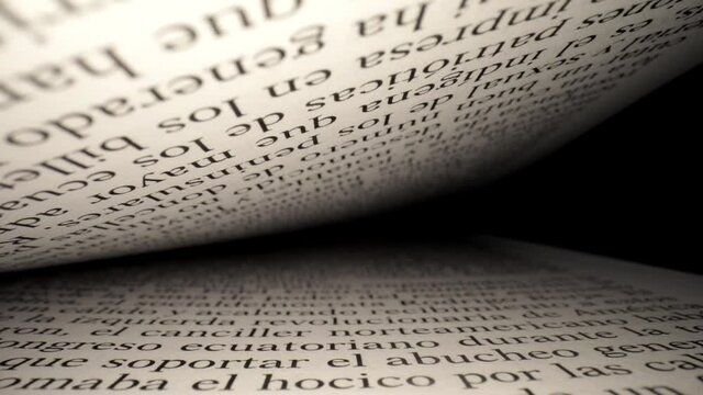 Macro de las palabras de un libro