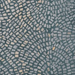 White mosaic. Square abstract background. Banner for text.