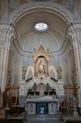 Fototapeta premium Napoli - Altare Maggiore della Chiesa di Santa Lucia Vergine al Monte