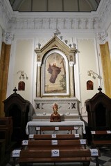 Fototapeta na wymiar Napoli - Cappellone sinistro della Chiesa di Santa Lucia Vergine al Monte