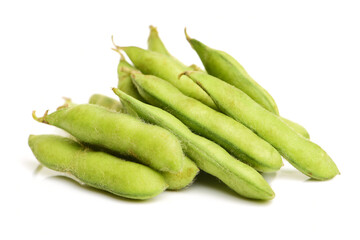 Fresh soybean with pod and leaf