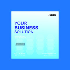 Corporate Business Square flyer Design