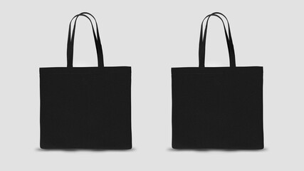 tote bag mockup 3d rendering design