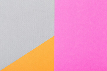 background from colored sheets of cardboard top view