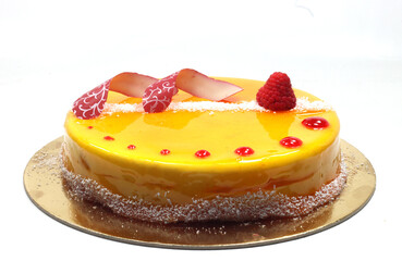 mango and coconut flavor cake