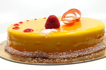mango and coconut flavor cake
