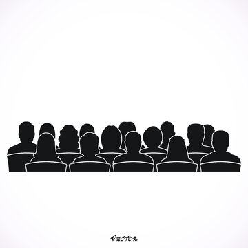 theater audience silhouette