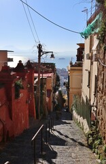 Napoli - Panorama dalla Scalinata del Petraio