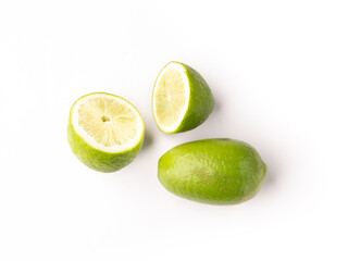 Fresh Oranges isolated stock image with white background.
