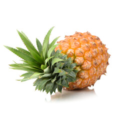 pineapple on white background