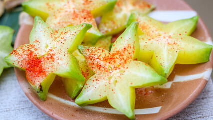 Star fruit or carambola