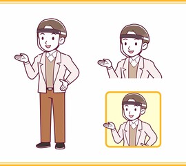 young and kind young man