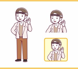 young and kind young man