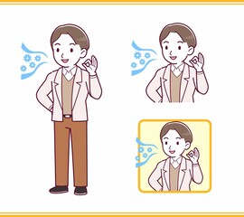 young and kind young man