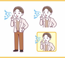 young and kind young man