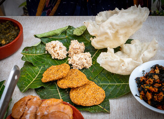 lai bari, bijauri and rice cracker eaten in chhattisgarh