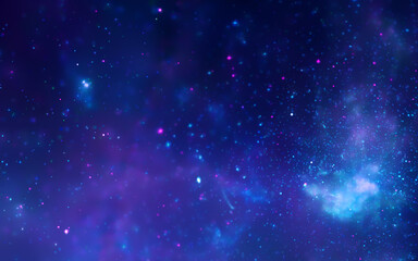 Obraz na płótnie Canvas night sky astronomy galaxy space