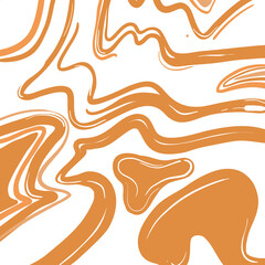 Abstract seamless pattern. Marble colorful art  orange color background texture.Vector illustration
