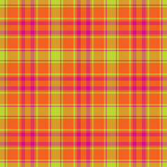 Plaid seamless pattern. Vector background of textile ornament. Flat fabric design.