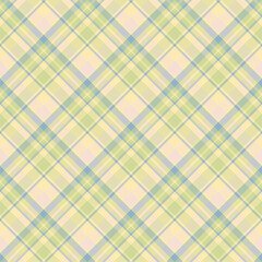 Plaid seamless pattern. Vector background of textile ornament. Flat fabric design.
