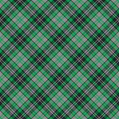 Plaid seamless pattern. Vector background of textile ornament. Flat fabric design.