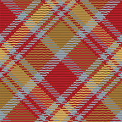 Seamless pattern of scottish tartan plaid. Repeatable background with check fabric texture. Vector backdrop striped textile print.