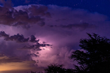 Obraz na płótnie Canvas stormy sky