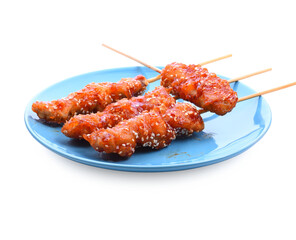 Spicy chicken, korean food, chicken