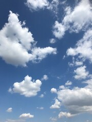 blue sky with clouds