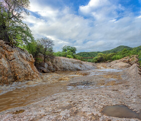 river and rocks