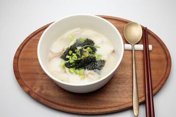 한국요리 '떡국'