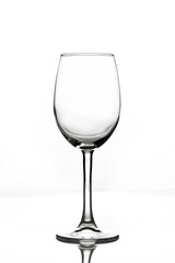 empty wine glass