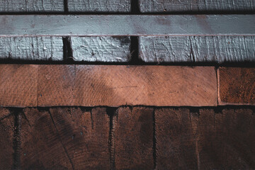 Old wood and metal background