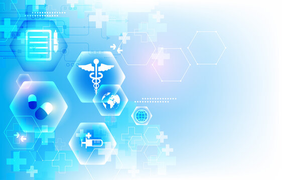 abstract futuristic vector medical blue wallpaper 