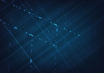 Abstract technology lines background. Technology big data concept.