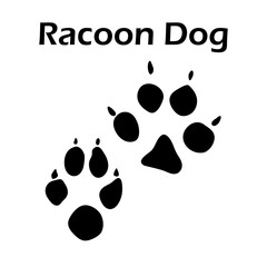 Racoon Dog Footprint