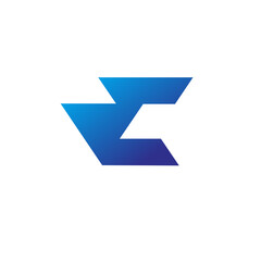 initial C logo design vector