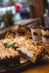 tart and Italian meringue