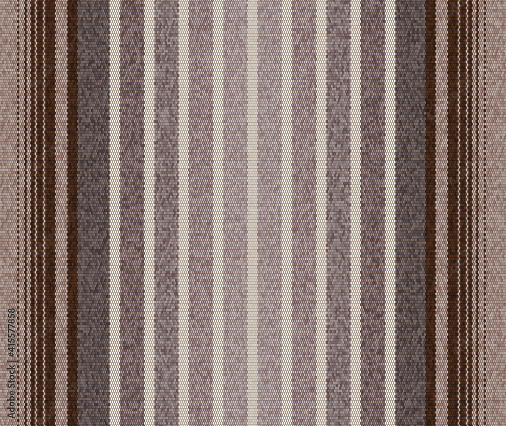 Aufkleber Dark brown color abstract seamless textile pattern. Vector illustration like fabric for any projects.