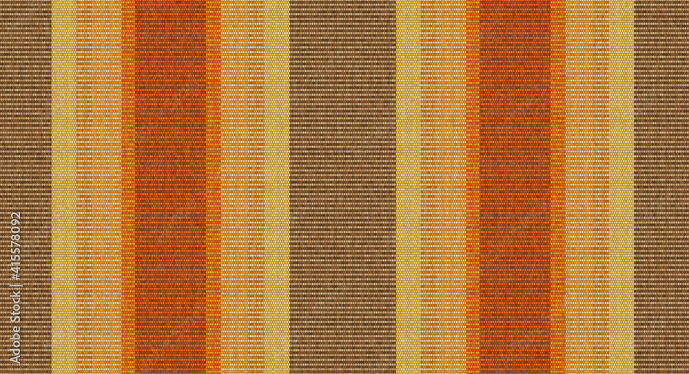 Poster orange and brown colors background with lines. imitation of fabric texture vector illustration.