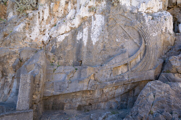 Relief in Lindos auf Rhodos
